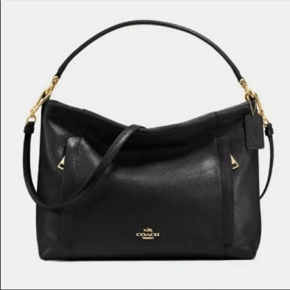 𝅺coach Scout Hobo Crossbody Bag In Pebble Leather
